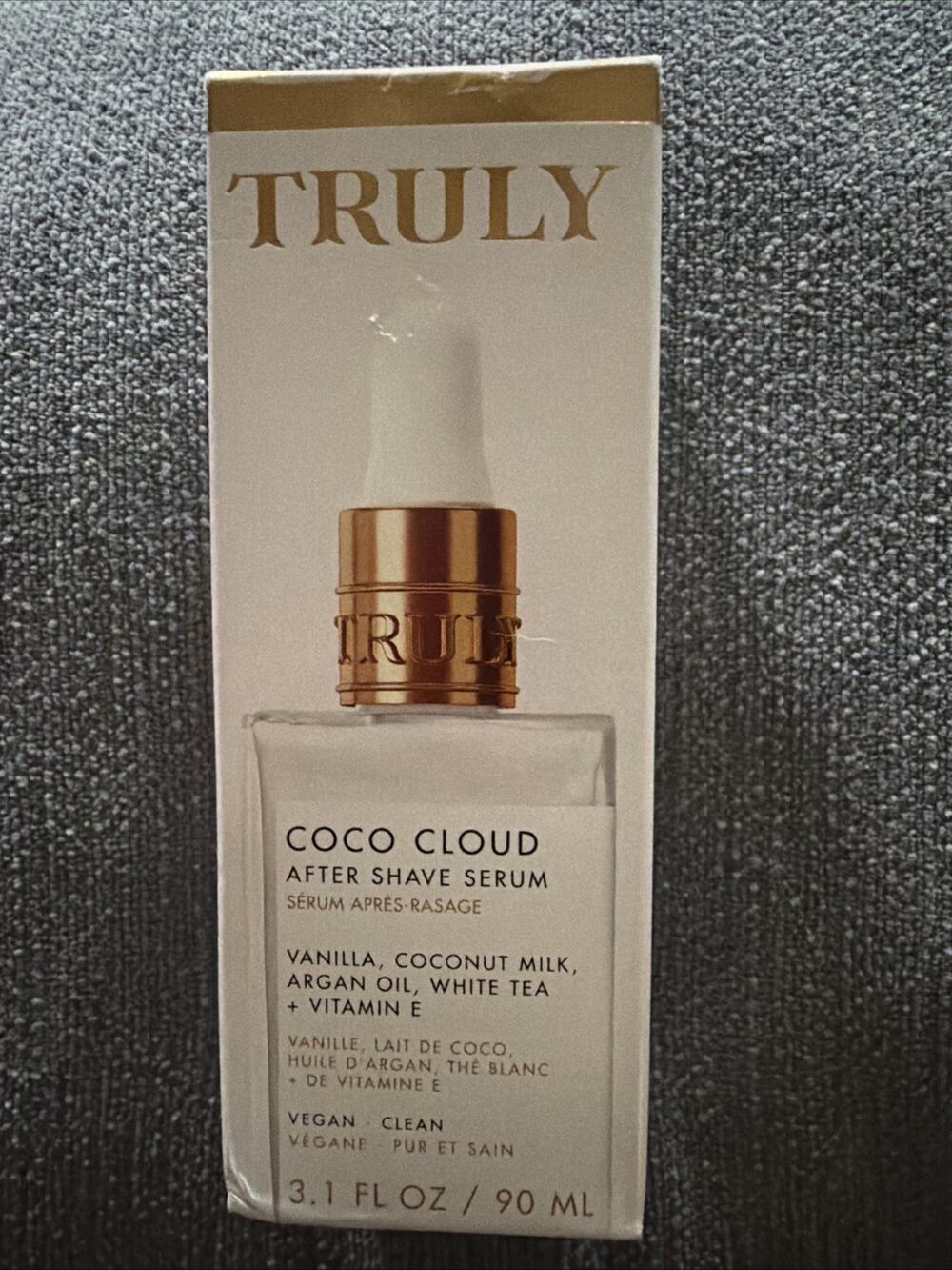TRULY Coco Cloud After Shave Serum 3.1 fl oz/90 mL Vegan Clean Unisex